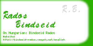 rados bindseid business card